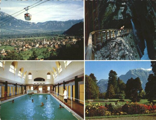 Seilbahn Bad Ragaz Taminaschlucht Thermalschwimm