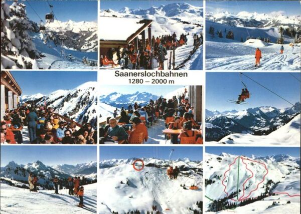 Sessellift Seilbahn Saanerslochbahnen Skilift