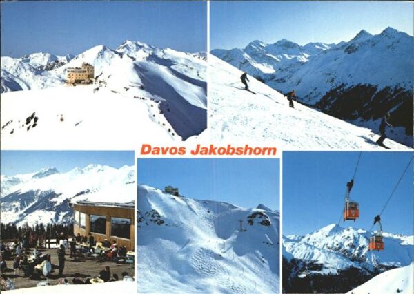 Skifahren Seilbahn Davos Jakobshorn