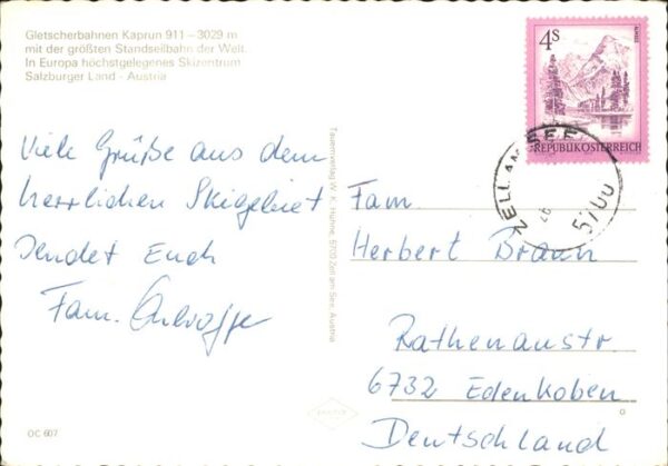 Seilbahn Gipfelkreuz Kaprun – Bild 2