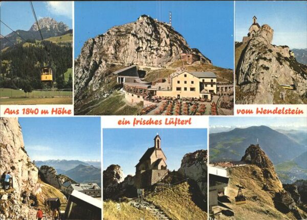 Seilbahn Wendelstein Gipfelweg Bayrischzell