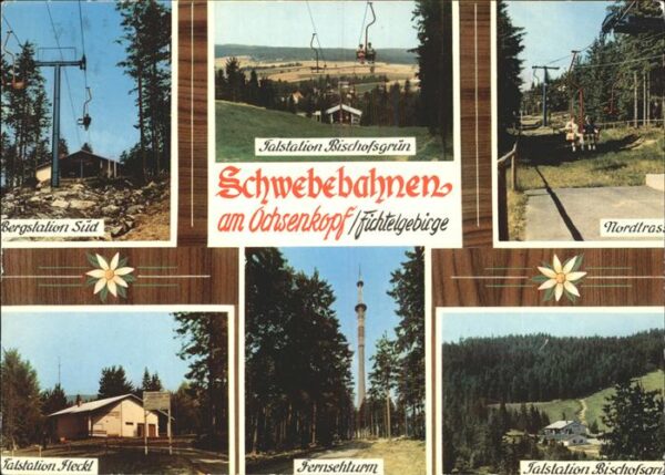 Sessellift Ochsenkopf Fichtelgebirge Fersehturm