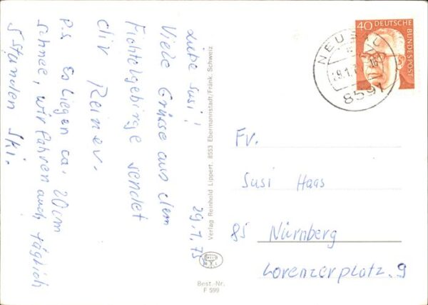 Sessellift Ochsenkopf Fichtelgebirge Fersehturm – Bild 2