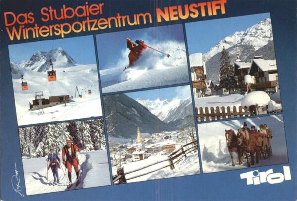 Skifahren Pferdeschlitten Seilbahn Neustift Stuba