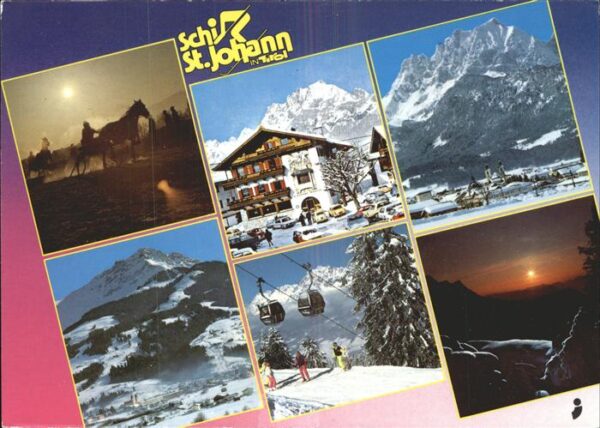 Seilbahn St. Johann Tirol Pferd