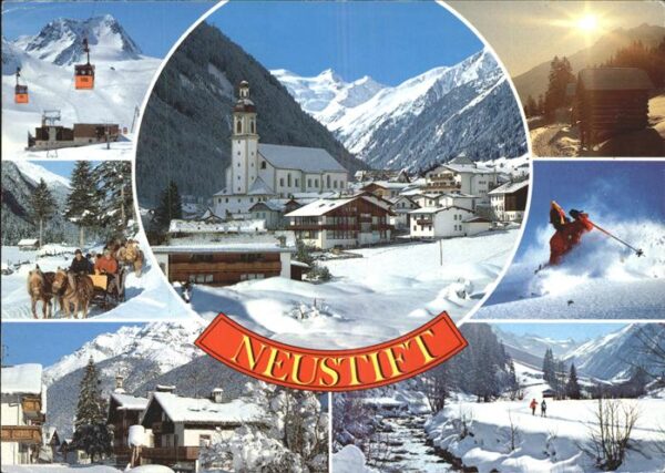Seilbahn Pferdeschlitten Neustift Stubaital