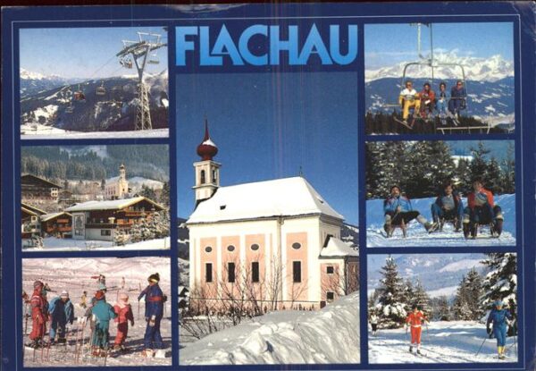 Skifahren Schlitten Seilbahn Flachau