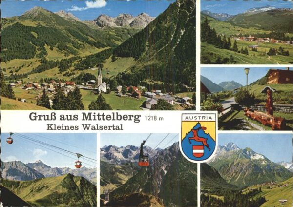 Seilbahn Mittelberg Kleines Walsertal