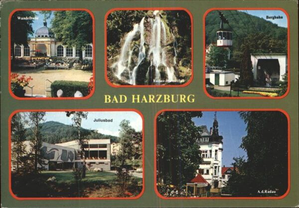 Seilbahn Bad Harzburg Radau-Wasserfall Juliusbad