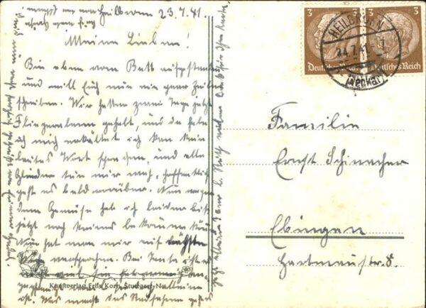 Edelweiss Künstlerkarte Karl Stauß – Bild 2