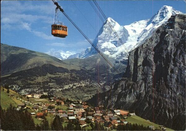 Seilbahn Mürren Schilthornbahn Eiger Mönch