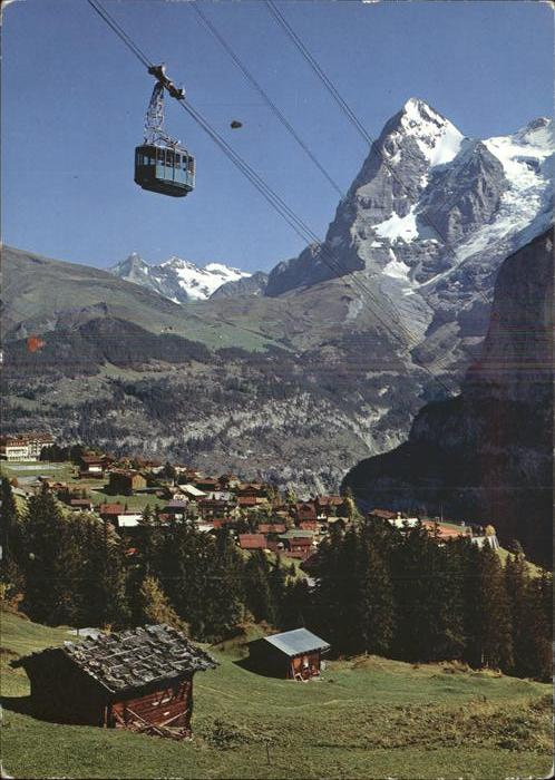 Seilbahn Mürren Eiger Schilthornbahn
