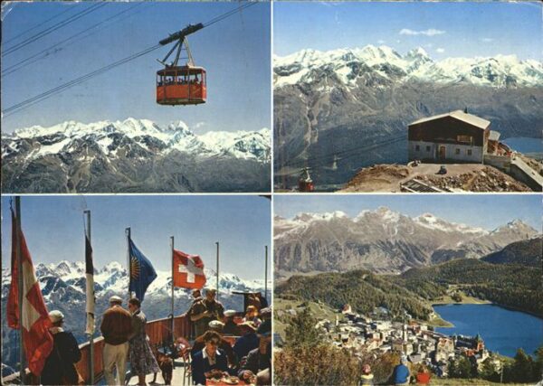 Seilbahn St. Moritz Piz Nair Bernina-Gruppe