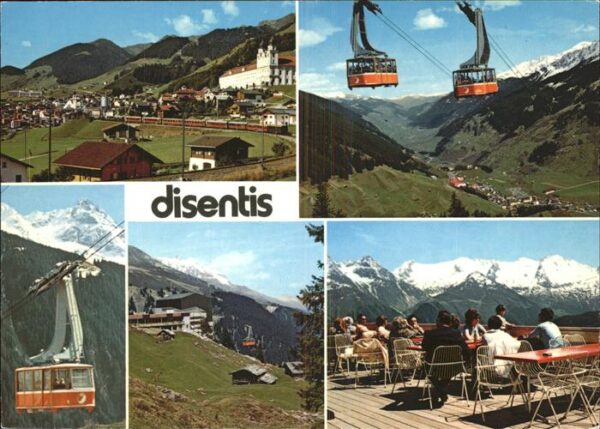Seilbahn Disentis Graubünden Eisenbahn