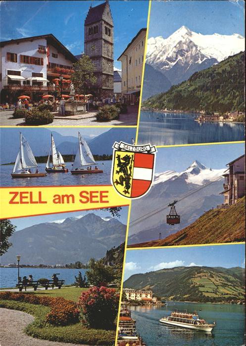 Segelboote Seilbahn Boot Zell am See Grand Hotel