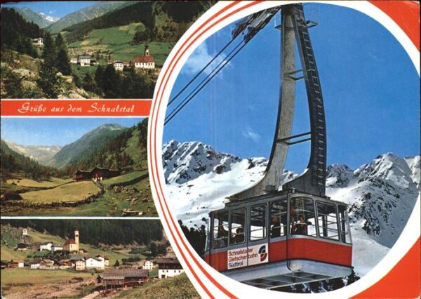 Seilbahn Schnalstal Südtirol Val Senales