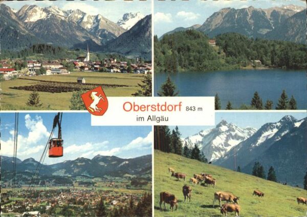 Kuehe Seilbahn Oberstdorf