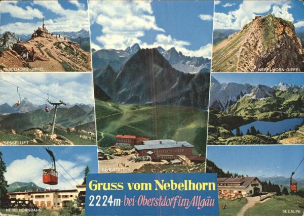 Seilbahn Sessellift Nebelhorn Seealpsee