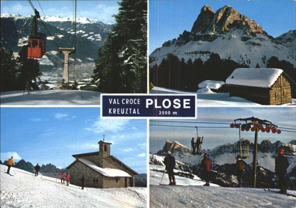 Skifahren Seilbahn Kreuztal-Plose Brixen Val Croc
