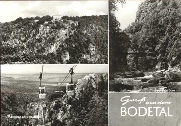 Seilbahn Bodetal Teufelsbrücke Hexentanzplatz