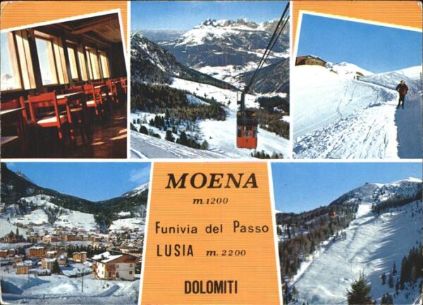 Seilbahn Moena Dolomiti Trentino Lusia