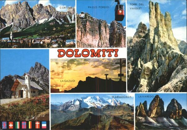 Seilbahn Passo Sella Cortina Lagazuoi Lavaredo