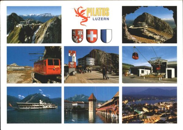 Zahnradbahn Dampfer Seilbahn Pilatus Luzern