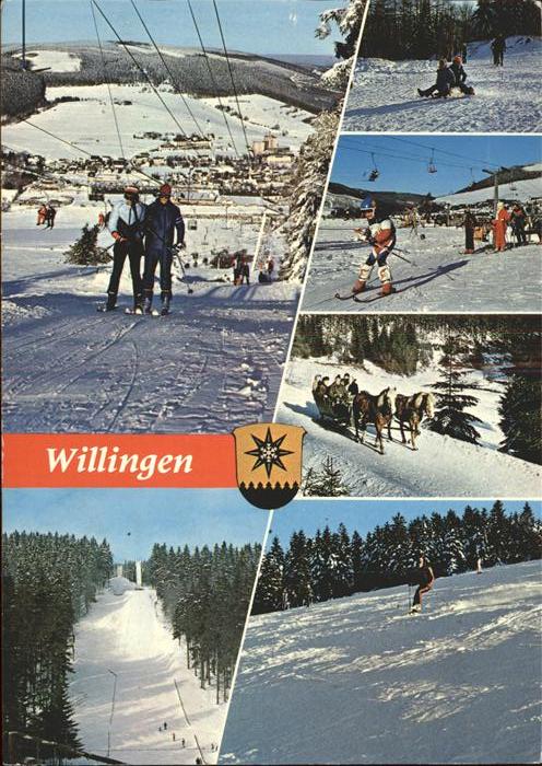Skifahren Skilift Pferdeschlitten Willingen
