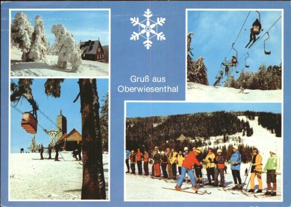 Skifahren Sessellift Seilbahn Oberwiesenthal