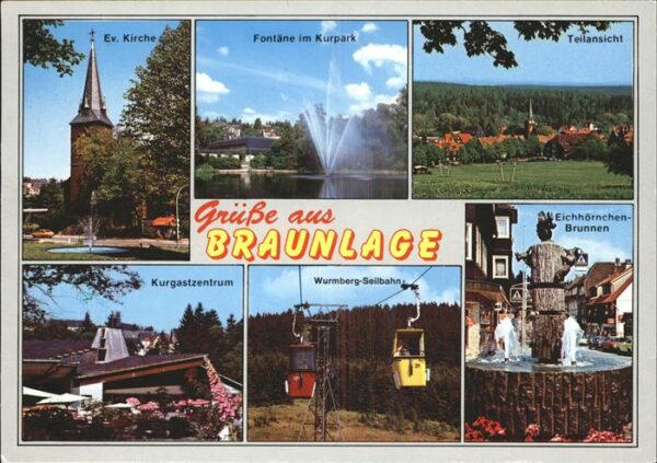 Seilbahn Wurmberg Braunlage Eichhörnchen-Brunnen