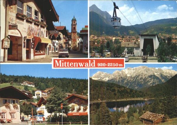 Seilbahn Karwendel Mittenwald Ferchensee