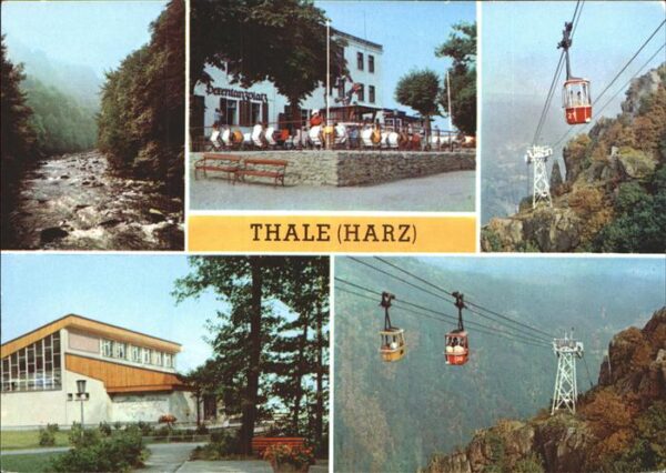 Seilbahn Thale-Harz Bodetal Hexentanzplatz
