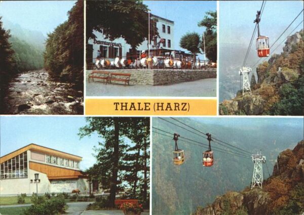 Seilbahn Thale-Harz Hexentanzplatz Bodetal