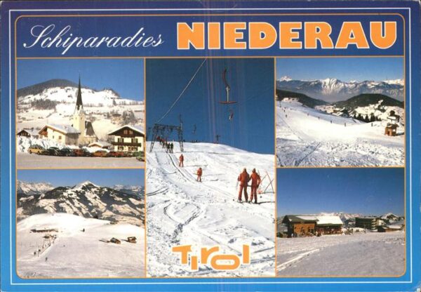 Sessellift Niederau Tirol Skilift
