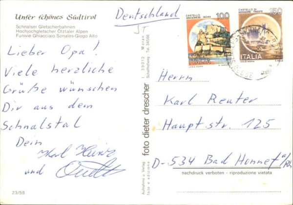 Seilbahn Skilift Schnalser – Bild 2