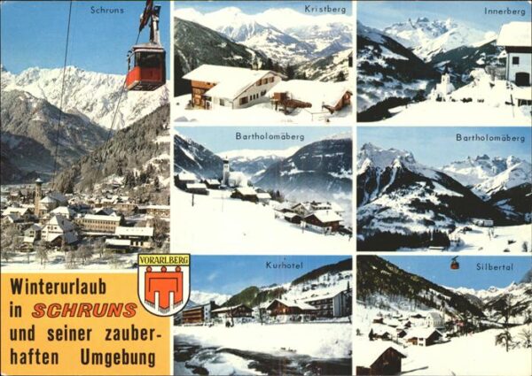 Seilbahn Schruns Kristberg Silbertal Innerberg