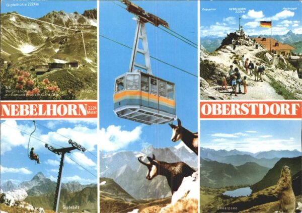 Seilbahn Nebelhorn Sesselllift Oberstdorf Gemsen