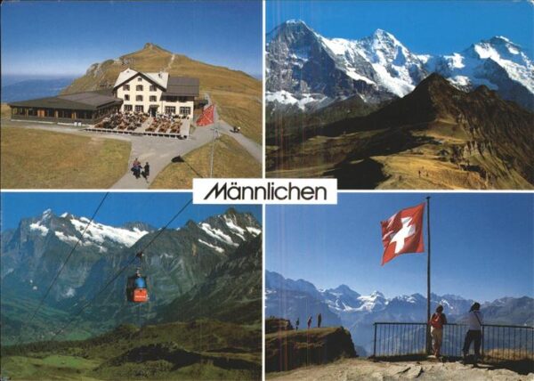 Seilbahn Männlichen Grindelwald Schreckhorn