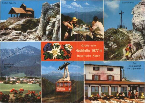 Seilbahn Hochfelln Gipfelkreuz Kapelle