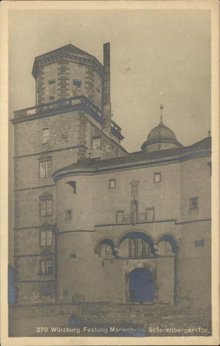 Wuerzburg Festung Marienberg Scherenberger Tor