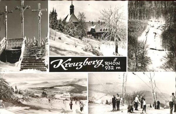 Kreuzberg Rhoen Franziskaner-Kloster im Winter