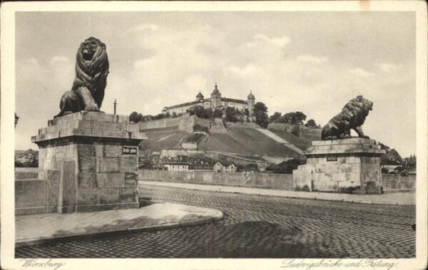 Wuerzburg Ludwigsbrücke u.Festung