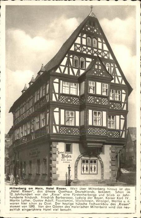 Miltenberg Main Hotel Riesen