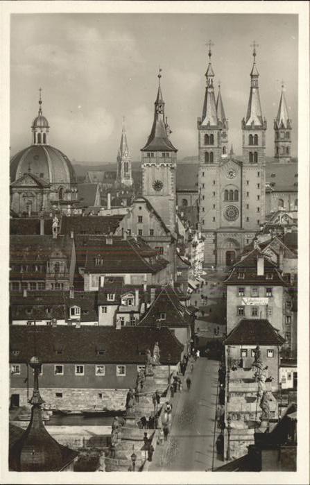 Wuerzburg Blick v.d.Festung Marienberg