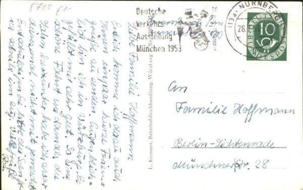 Wuerzburg Alte Mainbrücke mit Festung Marienberg – Bild 2
