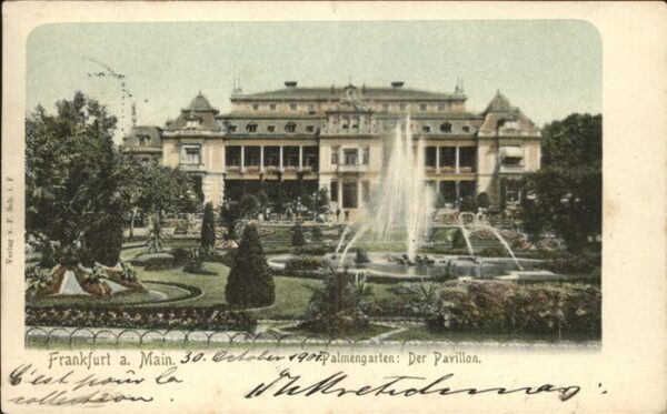 Frankfurt Main Pavillon im Palmengarten