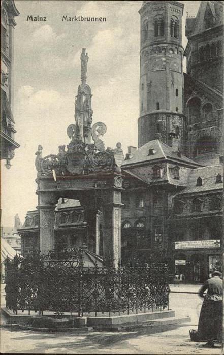 Mainz Rhein Marktbrunnen