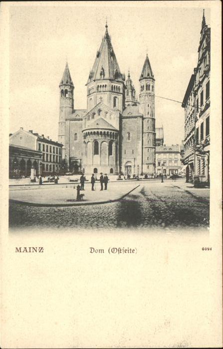 Mainz Rhein Dom v.d.Ostseite
