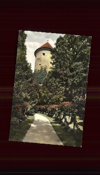 Ueberlingen Bodensee Fuchsienweg im Stadtgarten