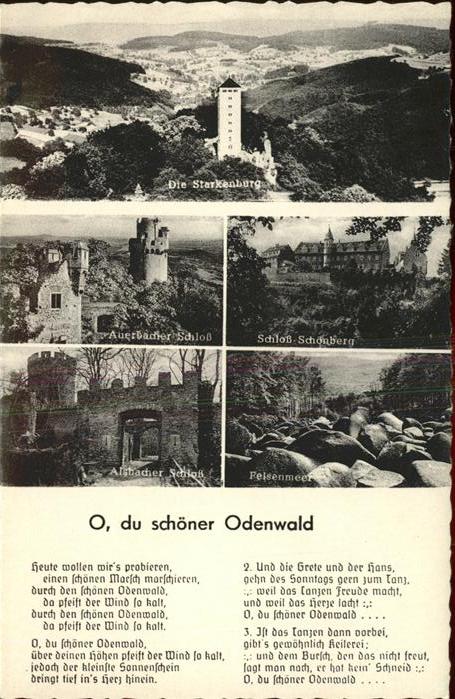 Odenwald Mit div.Schlössern